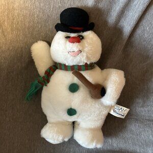 Frosty the Snowman 9” Plush Soft Stuffed Animal Toy Hat, scarf, pipe Christmas